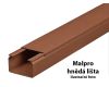 Lišta vkládací  40x20mm-hnědá "cena za 1m" délka 2m, typ D1004H RAL 8011 Malpro