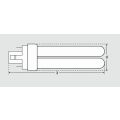 Zářivka kompaktní KLD-T/E 18W/830 GX24q-2 NARVA