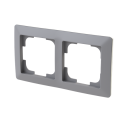 Zoni® rámeček dvojnásobný pro vodorovnou i svislou montáž 3901T-A00020 141 šedá/bílá ABB