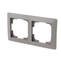 Zoni® rámeček dvojnásobný pro vodorovnou i svislou montáž 3901T-A00020 144 greige/bílá ABB