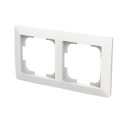 Zoni® rámeček dvojnásobný pro vodorovnou i svislou montáž 3901T-A00020 240 matná bílá ABB