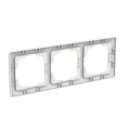 Zoni® rámeček trojnásobný pro vodorovnou i svislou montáž 3901T-A00030 240 matná bílá ABB