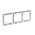 Zoni® rámeček trojnásobný pro vodorovnou i svislou montáž 3901T-A00030 500 bílá ABB