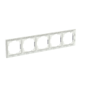 Zoni® rámeček pětinásobný pro vodorovnou i svislou montáž 3901T-A00050 141 šedá/bílá ABB