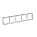 Zoni® rámeček pětinásobný pro vodorovnou i svislou montáž 3901T-A00050 240 matná bílá ABB