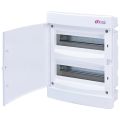 Rozvodnice 24-modulů pod omítku (2x12M) DIDO-E ECM24PO bílá dvířka IP40 ETI 001101016