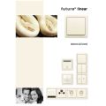 Future® linear, Solo®, Solo® carat kryt otočného žaluziového spínače 2CKA001710A3154 slonová kost ABB