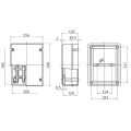 Krabice rozbočovací na omítku IP56 380x300x120mm GW44210 Gewiss