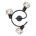 Svítidlo GLOBO 54802S-3 XARA I, 3xE14 max.40W, černý kov, stropní