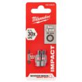 Šroubovací bit SHW HEX4 25mm (balení 2ks) Milwaukee 4932430895