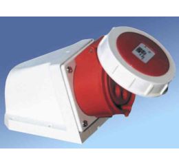 Zásuvka nástěnná 16A, 4pólová 400V IP67 šroubová svorka PCE 1142-6