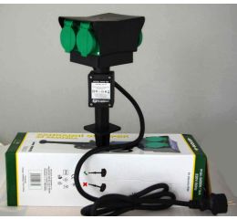 Sloupek zahradní UFON 4 XHWS-F03 4 zásuvky 230V,3600W,IP44