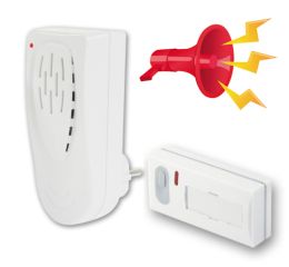 Zvonek bezdrátový BZ912 s OBOUSMĚRNOU komunikací  dosah 300m do zásuvky