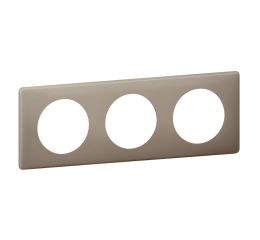 céliane rámeček 3-násobný kávová barva typ 66723 legrand