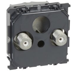 céliane ZÁSUVKA TV 2X""F"" KONEKTOR typ 67399 legrand