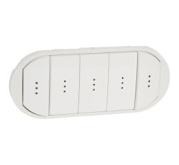 céliane BÍLÁ KRYT SPÍNAČŮ 5M PODSVĚTLENÝ typ 68020 legrand