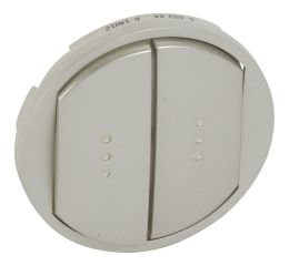 céliane TITAN KRYT SPÍNAČ Č.5, Č.6+6 PODSVĚTLENÝ typ 68304 legrand