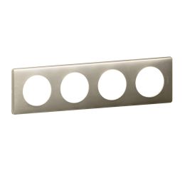 céliane rámeček 4-násobný titan typ 68904 legrand