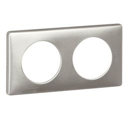 céliane rámeček 2-násobný hliník typ 68922 legrand