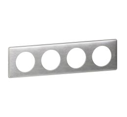 céliane rámeček 4-násobný hliník typ 68924 legrand