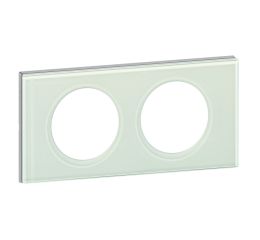 céliane rámeček 2-násobný sklo kaolínové typ 69312 legrand