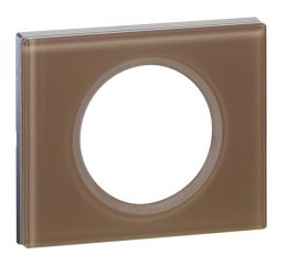 céliane rámeček 1-násobný sklo kávové typ 69461 legrand