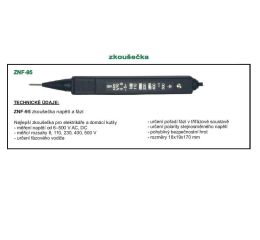 Zkoušečka napětí ZNF-95 LED měření napětí a fází ELECO