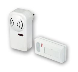Zvonek bezdrátový BZ 7 GONG s dosahem 50m do zásuvky 230V