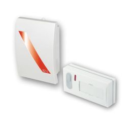 Zvonek bezdrátový BZ 6 bateriový dosah až 120m GONG napájení 2x1,5V