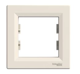 Asfora-EPH5800123 Rámeček jednonásobný, krémová  schneider