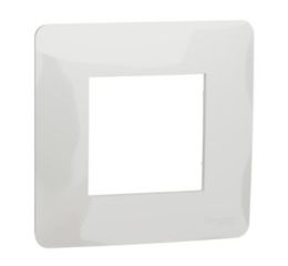 Unica Studio NU200218 Rámeček jednonásobný, bílý, Schneider Electric