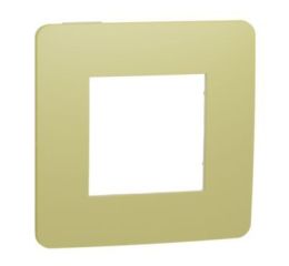 Unica Studio Color NU280211 Rámeček jednonásobný, světle zelený/bílý, Schneider Electric