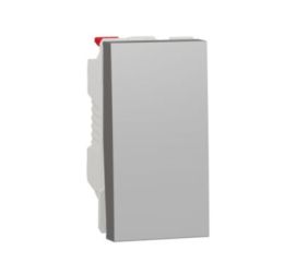 Unica NU310130 Spínač jednopólový řazení č.1, 1-modul, Aluminium, Schneider Electric