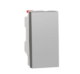 Unica NU310330 Přepínač střídavý řazení č.6, 1-modul, aluminium, Schneider Electric