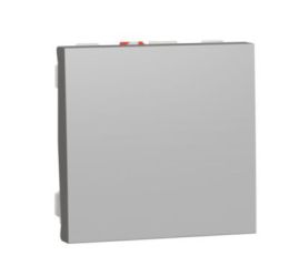Unica NU320630 Tlačítko řazení č.1/0, Aluminium, Schneider Electric