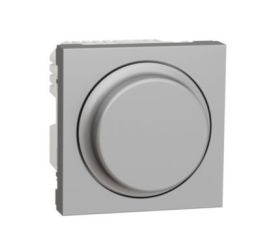 Unica NU351430 Stmívač otočný univerzální LED 5-200W, aluminium, Schneider Electric