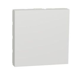 Unica NU986618 Záslepka 2 modulová bílá Schneider Electric