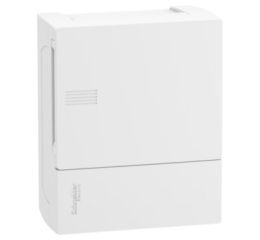 Rozvodnice   6-modulů na omítku IP30 Mini Pragma bílá, bílé dvířka nástěnná MIP12106