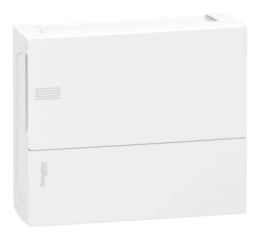 Rozvodnice  12-modulů na omítku IP30 Mini Pragma bílá, bílé dvířka nástěnná MIP12112