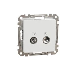 Zásuvka SEDNA Design/Elements TV-R koncová 4dB bílá Schneider SDD111471R