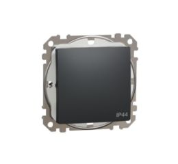 Vypínač SEDNA Design/Elements č.6 schodišťový krytí IP44 antracit Schneider SDD214106