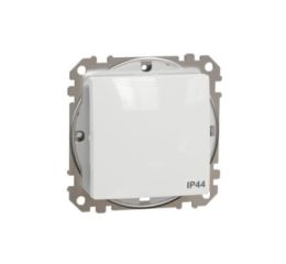 Vypínač SEDNA Design/Elements č.6 schodišťový krytí IP44 bílá Schneider SDD211106
