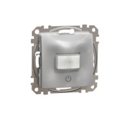 Pohybové čidlo SEDNA Design/Elements se spínačem 10A aluminium (hliník) Schneider SDD113504