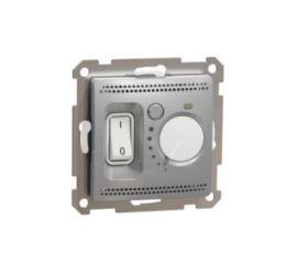 Termostat SEDNA Design/Elements podlahový 16A aluminium (hliník) Schneider SDD113507