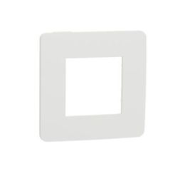 Unica Studio Color NU280218 Rámeček jednonásobný, bílý/bílý, Schneider Electric