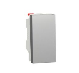 Unica NU310630 Tlačítko řazení č.1/0, 1-modul, Aluminium, Schneider Electric