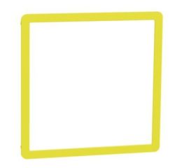 Unica Studio Outline NU230001 Dekorativní rámeček, žlutý, Schneider Electric