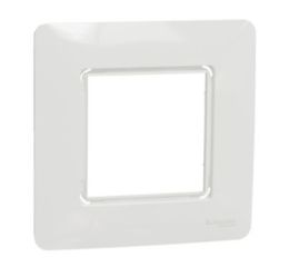 Unica Studio Outline NU230218 Rámeček jednonásobný, bílý, Schneider Electric