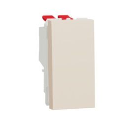 Unica NU310544 Přepínač křížový řazení č.7, 1-modul, béžový, Schneider Electric
