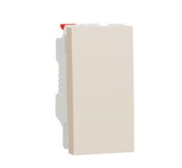 Unica NU310644 Tlačítko řazení č.1/0, 1-modul, béžový, Schneider Electric